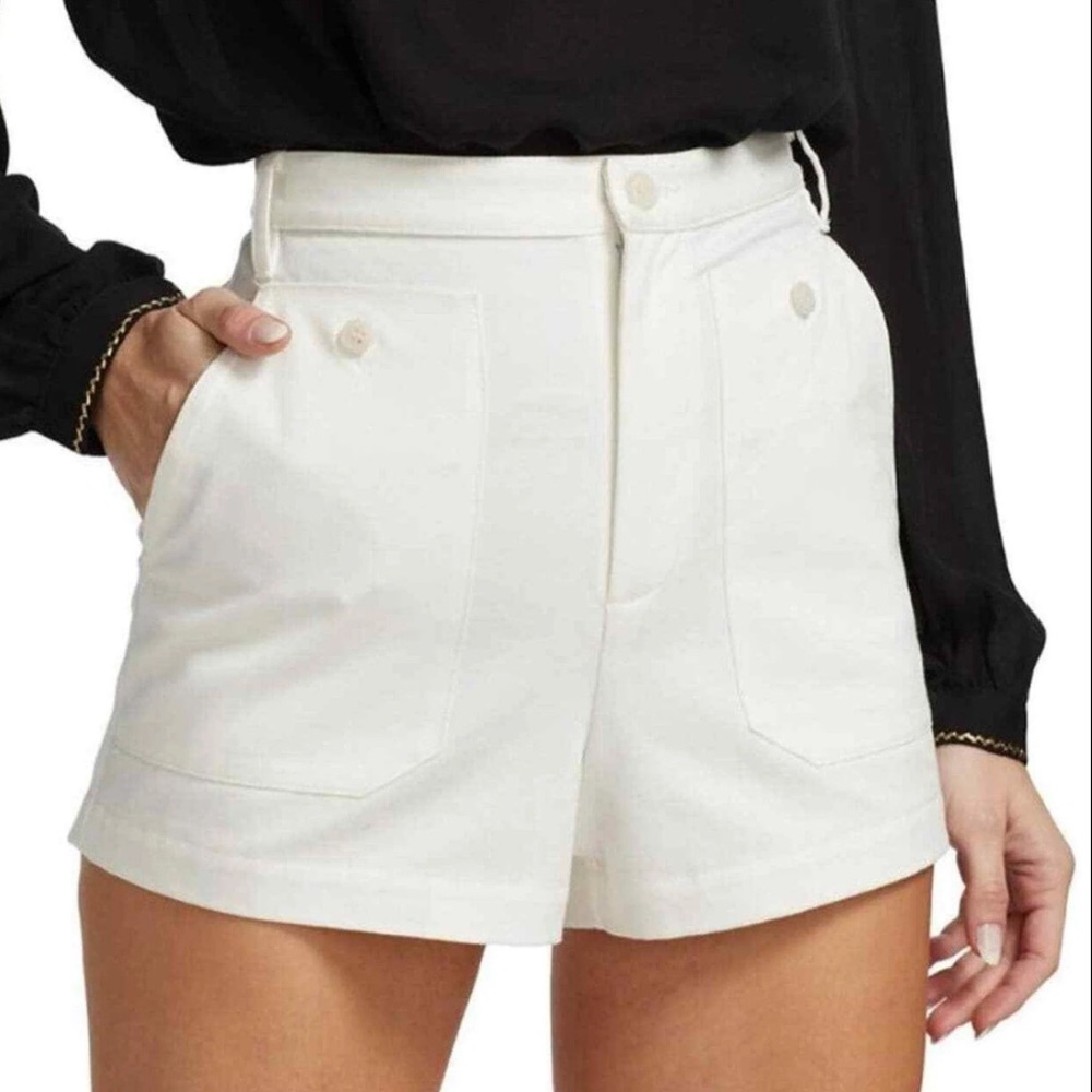 Nili Lotan Augusta cotton twill shorts